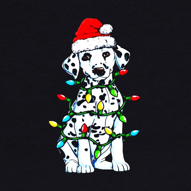 Dalmatian Christmas Tree by mikadigital